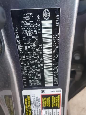 4T1B31HK1JU501237 Toyota a25a-fxs port+direct