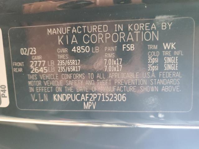 KNDPUCAF2P7152306 KIA gdi theta iii