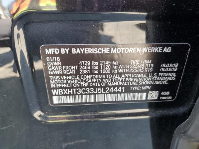 WBXHT3C33J5L24441 BMW 2018