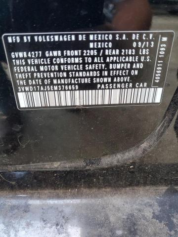 3VWD17AJ5EM376659 Volkswagen 2014