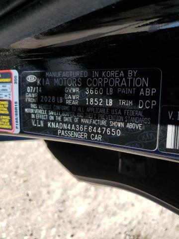 KNADN4A36F6447650 KIA dohc gamma