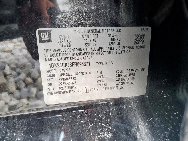 1GKS1CKJ8FR696371 GMC l86 - vvt, afm, e85 max, aluminum