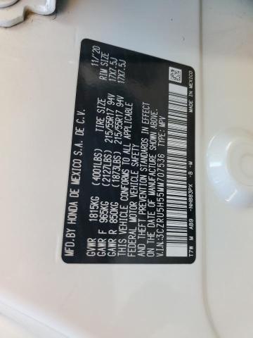 3CZRU5H55MM707536 Honda r18z9