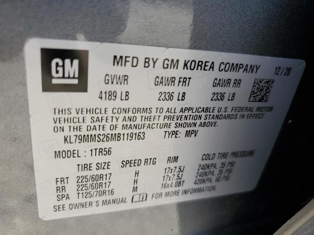 KL79MMS26MB119163 Chevrolet lih - e0-15, di, l3, vvt, alum, css prime
