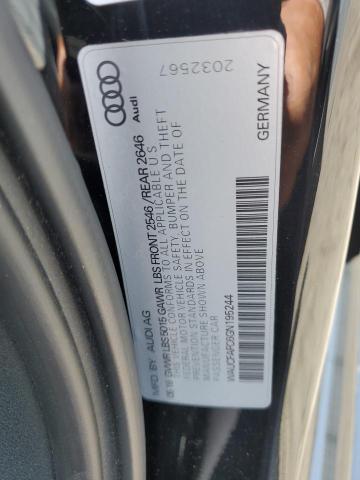 WAUCFAFC6GN195244 Audi 2016