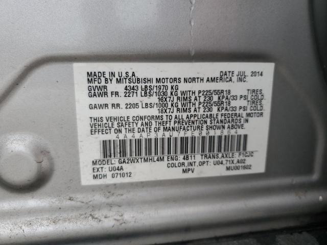 4A4AP3AU7FE001864 Mitsubishi dohc mivec