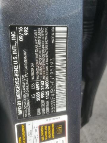 55SWF4JB0HU185193 Mercedes-Benz m274