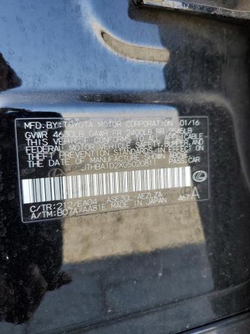 JTHBA1D2XG5020811 Lexus 8ar-fts