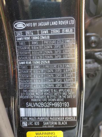 SALVN2BG2FH993193 Land Rover lev3 sulev30