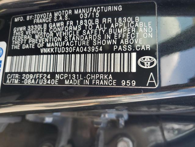 VNKKTUD30FA043954 Toyota 1nz-fe