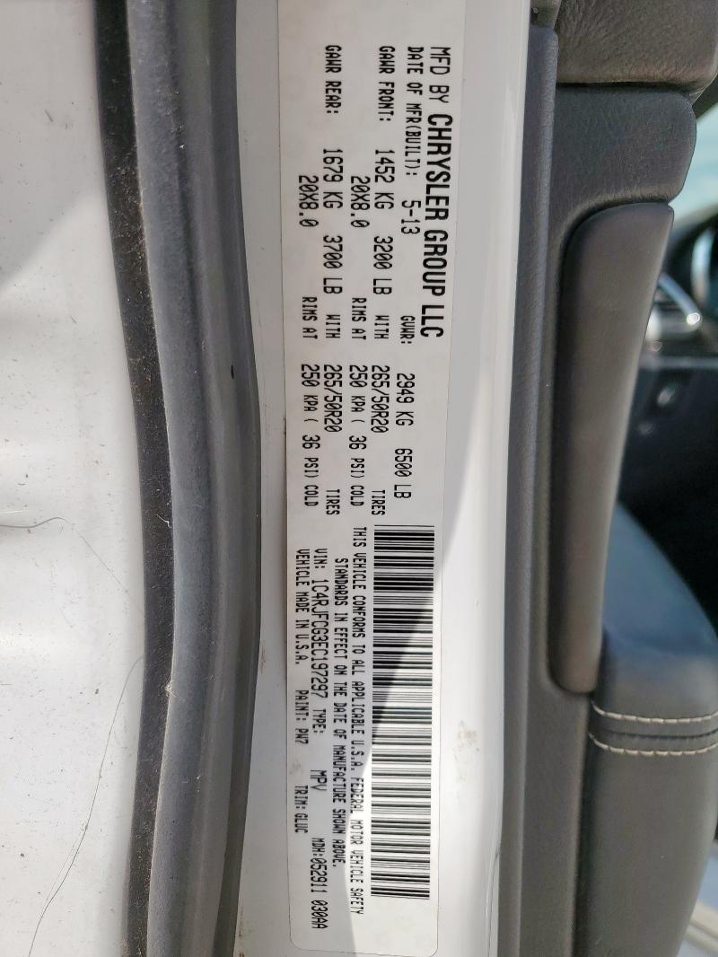 1C4RJFCG3EC197297 Jeep Grand Cher