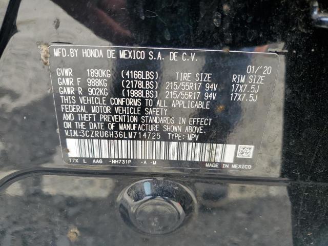 3CZRU6H36LM714725 Honda r18z9