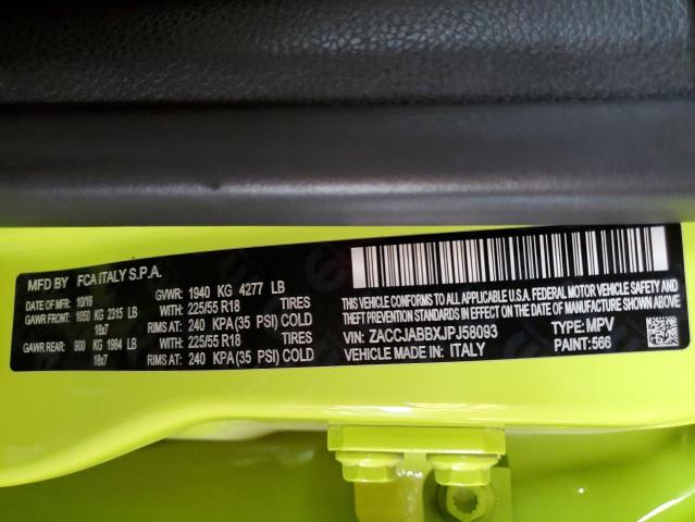 ZACCJABBXJPJ58093 Jeep 2018