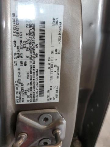5LMCJ1C93HUL14667 Lincoln 2.0l ecoboost