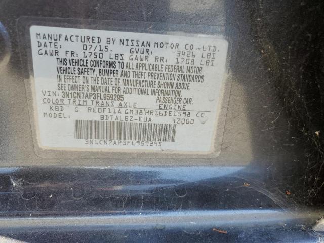 3N1CN7AP3FL959295 Nissan 2015