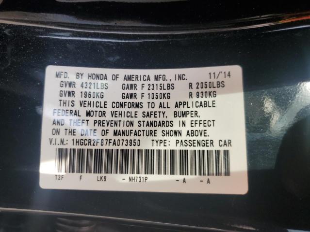 1HGCR2F87FA073950 Honda ACCORD EXL