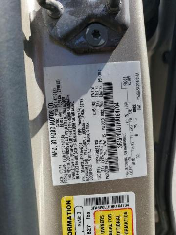 3FA6P0LU1HR164704 Ford 2.0l 4v atk hev