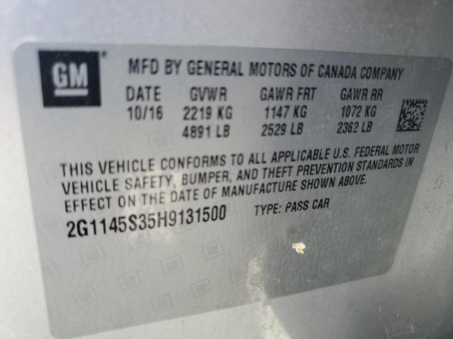 2G1145S35H9131500 Chevrolet lfx - sidi: spark ignited direct injection, vvt, e85 max, alum
