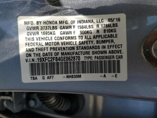 19XFC2F84GE062870 Honda CIVIC EX