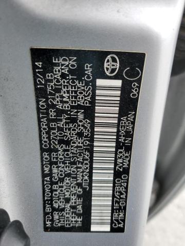 JTDKN3DU6F1913549 Toyota 2zr-fxe+3jm