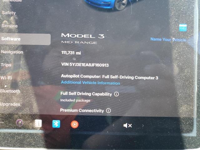 5YJ3E1EA8JF160913 Tesla MODEL 3