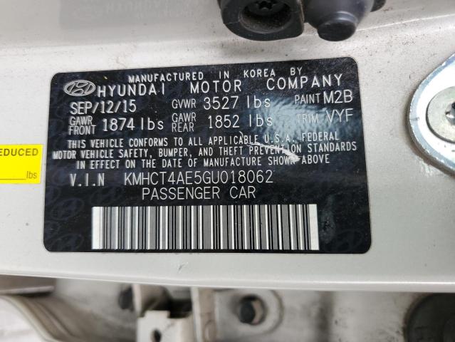 KMHCT4AE5GU018062 Hyundai dohc gdi gamma