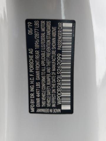 WP0CB2A93LS262099 Porsche 911