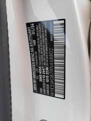 W1K5J4GB7RN468802 Mercedes-Benz m260