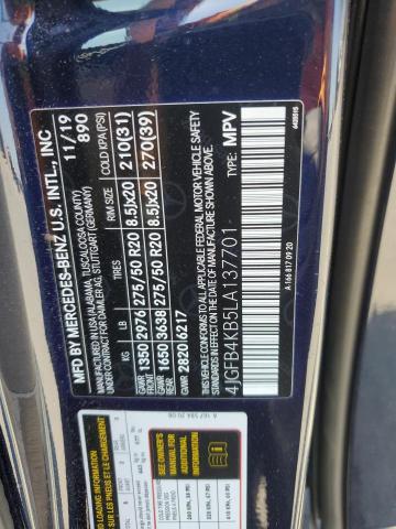 4JGFB4KB5LA137701 Mercedes-Benz m264