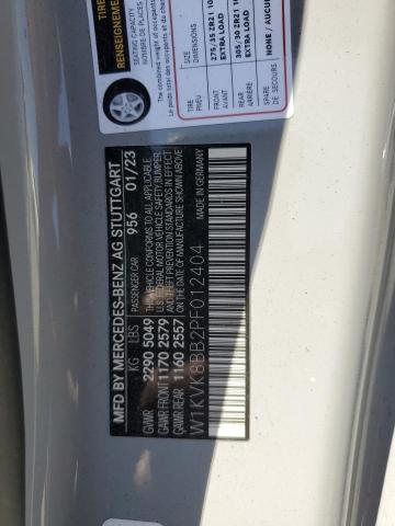 W1KVK8BB2PF012404 Mercedes-Benz m177