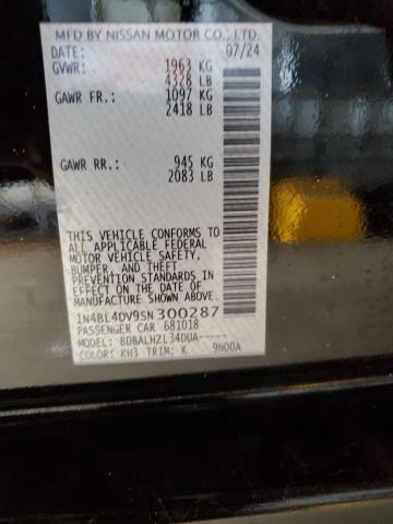 1N4BL4DV9SN300287 Nissan Altima
