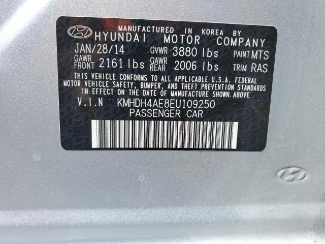 KMHDH4AE8EU109250 Hyundai dohc mpi nu