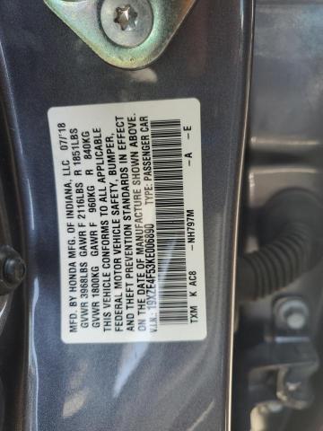 19XZE4F53KE006890 Honda leb6