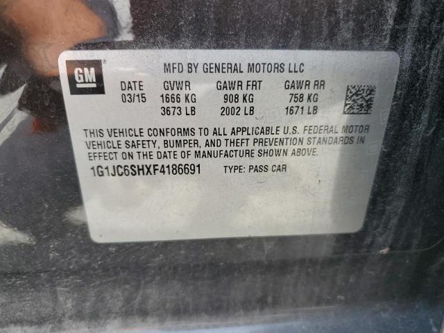 1G1JC6SHXF4186691 Chevrolet luw