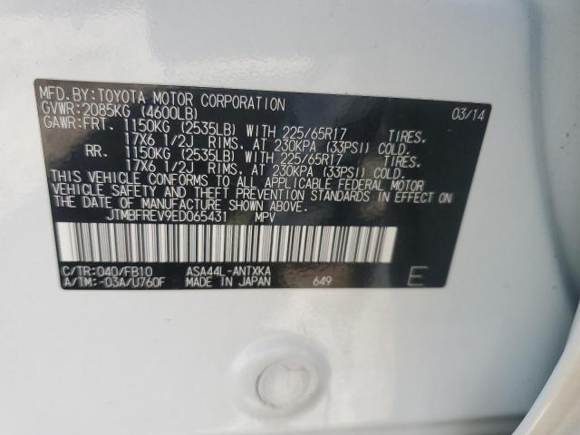 JTMBFREV9ED065431 Toyota RAV4 LE