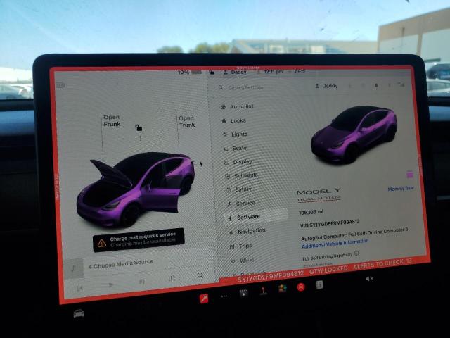 5YJYGDEF9MF094812 Tesla 2021