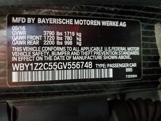 WBY1Z2C55GV556748 BMW I3
