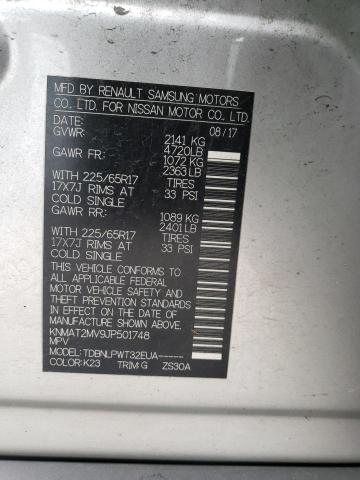 KNMAT2MV9JP501748 Nissan Rogue