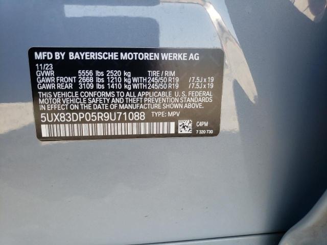5UX83DP05R9U71088 BMW 2024