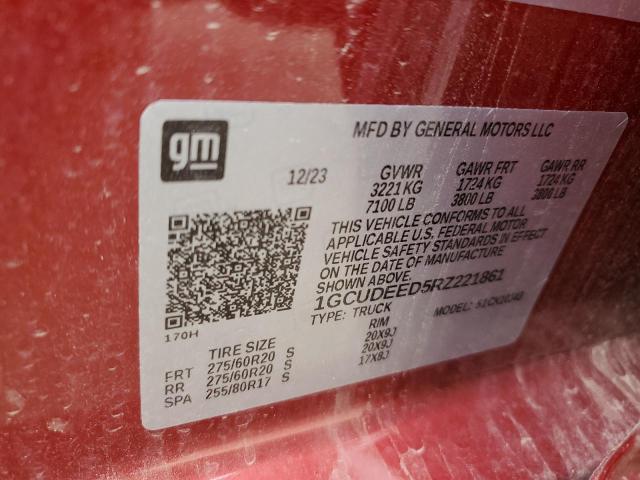 1GCUDEED5RZ221861 Chevrolet Silverado