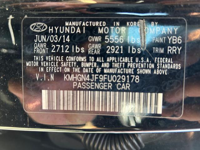 KMHGN4JF9FU029178 Hyundai 2015