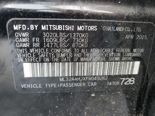 ML32A4HJXFH049262 Mitsubishi MIRAGE ES