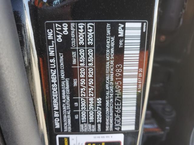 4JGDF6EE7HA951983 Mercedes-Benz GLS 450 4M