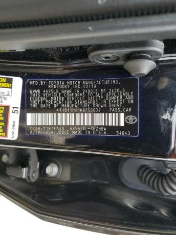 4T1B11HK1KU750032 Toyota a25a-fks