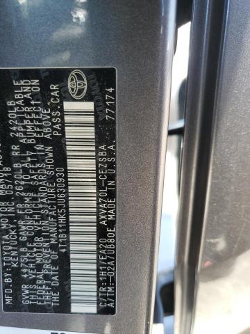 4T1B11HK5JU630930 Toyota a25a-fks
