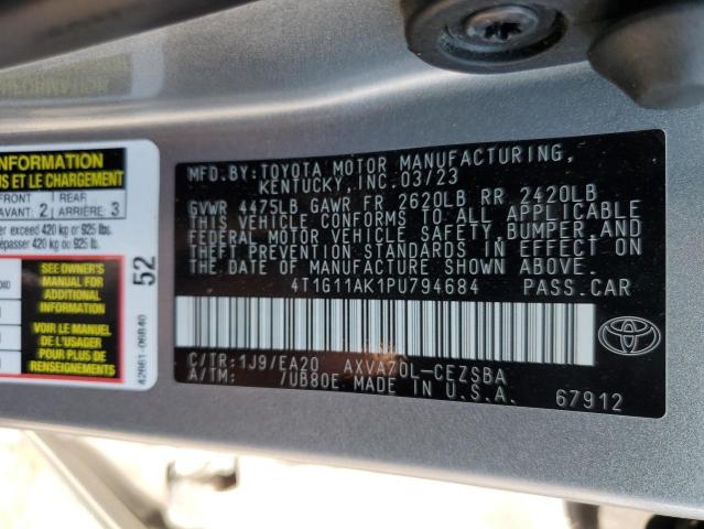 4T1G11AK1PU794684 Toyota a25a-fks