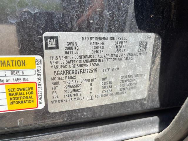 5GAKRCKD7FJ372519 Buick llt