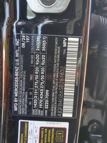 4JGFB4GB6SB281632 Mercedes-Benz m254