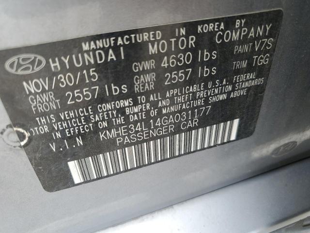 KMHE34L14GA031177 Hyundai dohc gdi nu