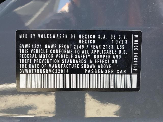 3VW8T7BU5RM022814 Volkswagen tsi